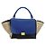 Céline CELINE Trapeze Piccola Borsa a Mano in Pelle 2in1 Blu Oro Auth bs29092 D'oro - vista 13