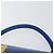 Céline CELINE Trapeze Piccola Borsa a Mano in Pelle 2in1 Blu Oro Auth bs29092 D'oro - vista 14