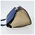 Céline CELINE Trapeze Piccola Borsa a Mano in Pelle 2in1 Blu Oro Auth bs29092 D'oro - vista 4