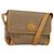 Gucci Borsa a Spalla Micro GG Supreme PVC Beige Oro 001 116 0924 Auth BA6004 D'oro