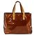 LOUIS VUITTON Borsa a Mano Monogram Vernis Reade PM Bronzo M91146 LV Auth SW1525 - vista 2