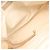CHANEL Nova Bolsa Tote de Viagem Nylon Bege Ouro CC Auth BA5630 Dourado - vista 10