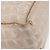 CHANEL Nova Bolsa Tote de Viagem Nylon Bege Ouro CC Auth BA5630 Dourado - vista 14