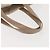 CHANEL Nova Bolsa Tote de Viagem Nylon Bege Ouro CC Auth BA5630 Dourado - vista 7