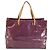 LOUIS VUITTON Bolsa Tote Reade GM Monogram Vernis Roxo M91085 Auth 142176 - vista 2