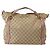 Gucci Borsa a mano GG Canvas 2way Beige Oro 323675 Auth BA5865 D'oro - vista 2