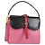 PRADA Borsa a mano Bell in pelle 2 in 1 Rosa Oro Auth 141818M D'oro