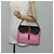 PRADA Borsa a mano Bell in pelle 2 in 1 Rosa Oro Auth 141818M D'oro - vista 27
