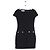 Etiquette Prada Schwarzes Wollkleid