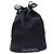 CHANEL Pouch Matelassé Satin Nero CC Auth 141547