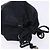 CHANEL Pouch Matelassé Satin Nero CC Auth 141547 - vista 5