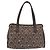 Borsa a Spalla Salvatore Ferragamo in Pelle PVC Marrone Scuro Argento Auth BA4805 - vista 13