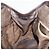 Borsa a Spalla Salvatore Ferragamo in Pelle PVC Marrone Scuro Argento Auth BA4805 - vista 21