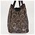 Borsa a Spalla Salvatore Ferragamo in Pelle PVC Marrone Scuro Argento Auth BA4805 - vista 4