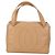 CHANEL Sac à main en agneau beige or CC Auth 135275V Doré - vue 13