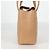 CHANEL Sac à main en agneau beige or CC Auth 135275V Doré - vue 4