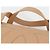 CHANEL Sac à main en agneau beige or CC Auth 135275V Doré - vue 8