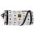 Borsa a spalla MCM Logogram Vicetos in pelle PVC bianca e oro Auth BA5873 Bianco D'oro