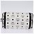 Borsa a spalla MCM Logogram Vicetos in pelle PVC bianca e oro Auth BA5873 Bianco D'oro - vista 5