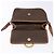 Céline Borsa a spalla circolare in tela Macadam CELINE in pelle PVC marrone oro Auth 141611 D'oro - vista 18