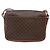 Céline Borsa a spalla circolare in tela Macadam CELINE in pelle PVC marrone oro Auth 141611 D'oro - vista 2