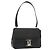 Borsa a Spalla Salvatore Ferragamo Vala in Pelle Nera Argento Autentica 141933