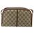 Borsa Gucci GG Supreme Web Sherry Line PVC Beige Oro 001 261 1086 Auth BA6005 D'oro - vista 2