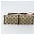 Borsa Gucci GG Supreme Web Sherry Line PVC Beige Oro 001 261 1086 Auth BA6005 D'oro - vista 5