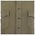 Camicia in denim verde militare a maniche lunghe Saint Laurent - vista 4