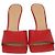 Rote Leder-Mules von Bottega Veneta