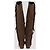 Stivali in suede marrone con frange sopra il ginocchio Saint Laurent - vista 5
