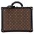 Briefcase Cotteville Monogramma Reverse Louis Vuitton Marrone Nero