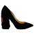 Décolleté in velluto nero Charlotte Olympia con cuore rosso - vista 2