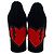 Décolleté in velluto nero Charlotte Olympia con cuore rosso - vista 5