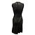 Vestido sin mangas de cuero de cordero Hugo Boss Black Syssy Negro - vista 3