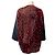 Abrigo de pelo de ternera leopardo rojo / negro de lana Longchamp Roja - vista 3