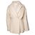 The Row, Azzedina beiger Wolljacke mit verdecktem Verschluss