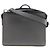 Fendi Mini Messenger Leder 2-in-1 Tasche Grau