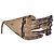 Jeremy Scott Gafas de sol claras marrones JS/HANDS/2 de Linda Farrow Castaño - vista 2