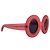 Jeremy Scott Gafas de sol oversize JSPool/4 de Linda Farrow en rosa 145 mm - vista 2