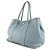 Borsa Tote Hermès Garden Party PM in Negonda Blu - vista 2