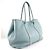 Borsa Tote Hermès Garden Party PM in Negonda Blu - vista 3