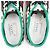 Sneaker in shearling goffrato Gucci GG Giallo - vista 6