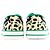 Sneaker in shearling goffrato Gucci GG Giallo - vista 9
