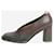 Autre Marque Brown leather pumps - size EU 40  ref.2530474