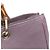 Bamboo Borsa shopper media in pelle di vitello viola con bambù Gucci Porpora - vista 9