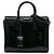 Jour Borsa Satchel Nano in Vernice Nera di Saint Laurent Nero