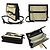 Borsa a Spalla Jimmy Choo in Pelle e Paglia Nero Beige - vista 2