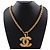 Collana in Oro Placcato Matelassé Chanel D'oro - vista 2