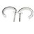 Orecchini a mezza cerchio Baby Love di Cartier - vista 10
